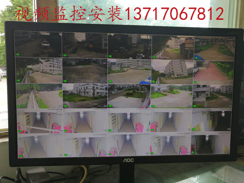 监控视频安装,线路布防