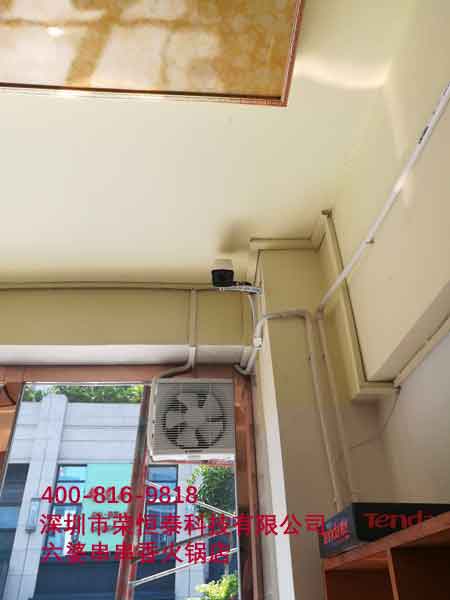 宝安西乡流塘六婆串串香火锅店监控安装完工