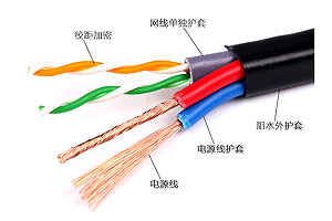 经济型视频监控网络综合线缆